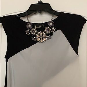 XS H by Bordeaux black and white top